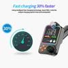 Q15 Bluetooth Car FM Transmitter: Hands-Free MP3 Player with Dual USB Ports & PD 3.1A Charger.