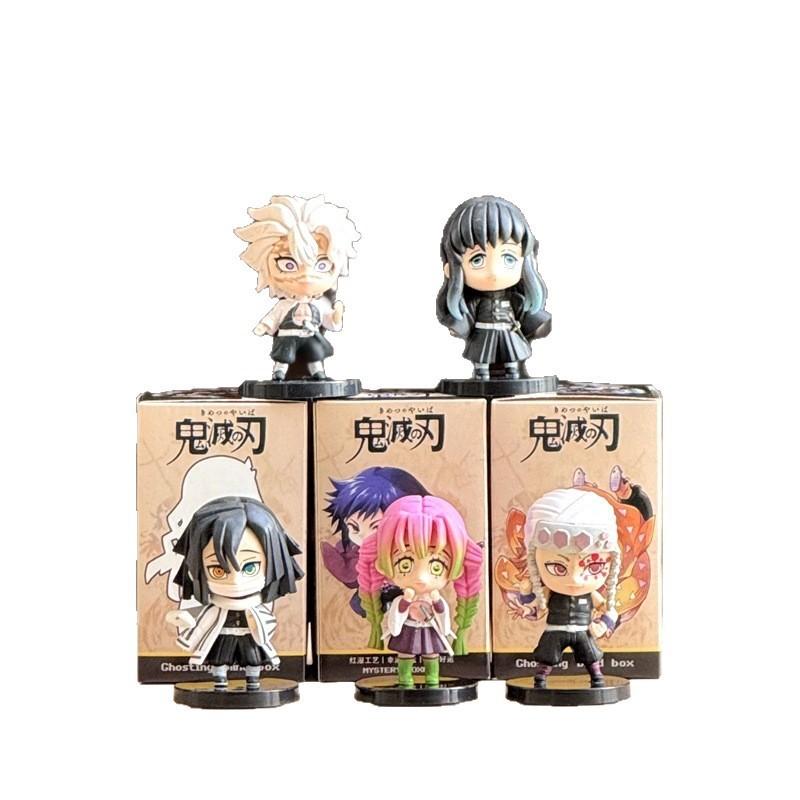 Demon Slayer Pvc Figure Set With Stand And Collectible Design For Anime Fans