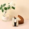Woodten Wooden Watch Stand, Beige, Natural, Space-Saving Display Stand for Single Watches