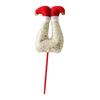Christmas Leg Picks Glitter Stuffed Feet Christmas Tree Topper Inverted Santa Leg Hip Decoration Vase Filler Centerpiece Seasonal Party Home Decor