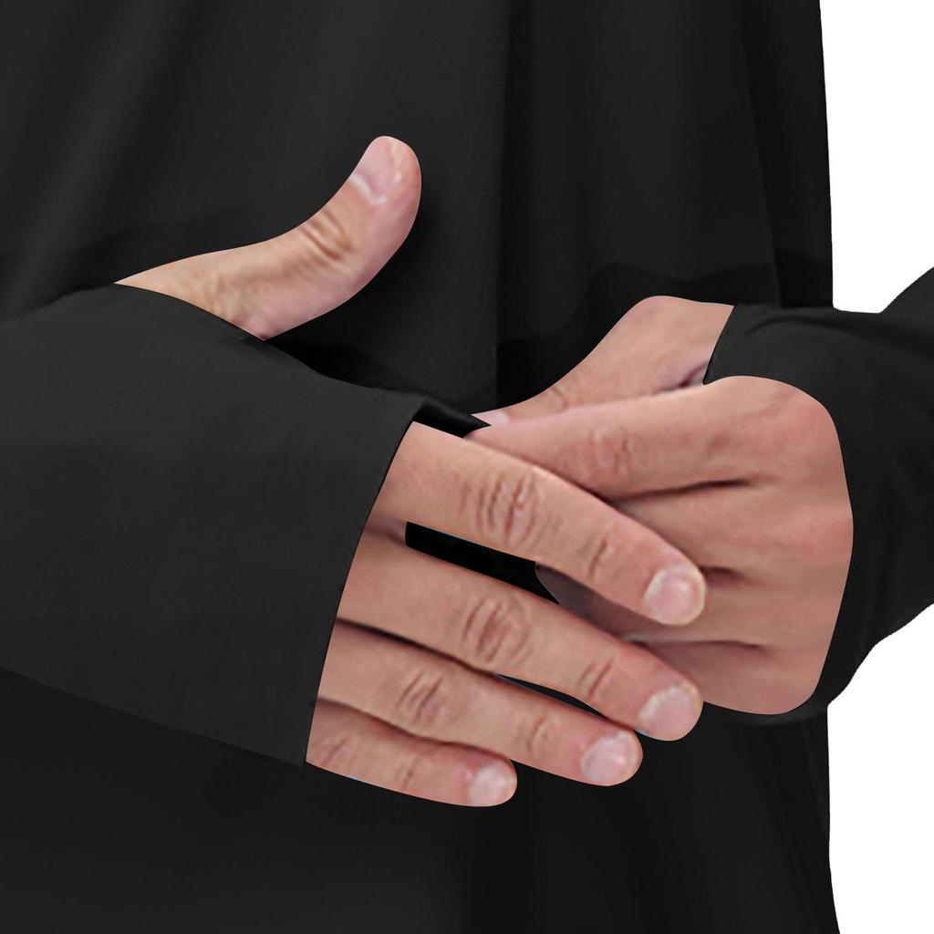 Men's  Shirt With Mask Lightweight Long Sleeve Hooded Hiking Fishing Performance