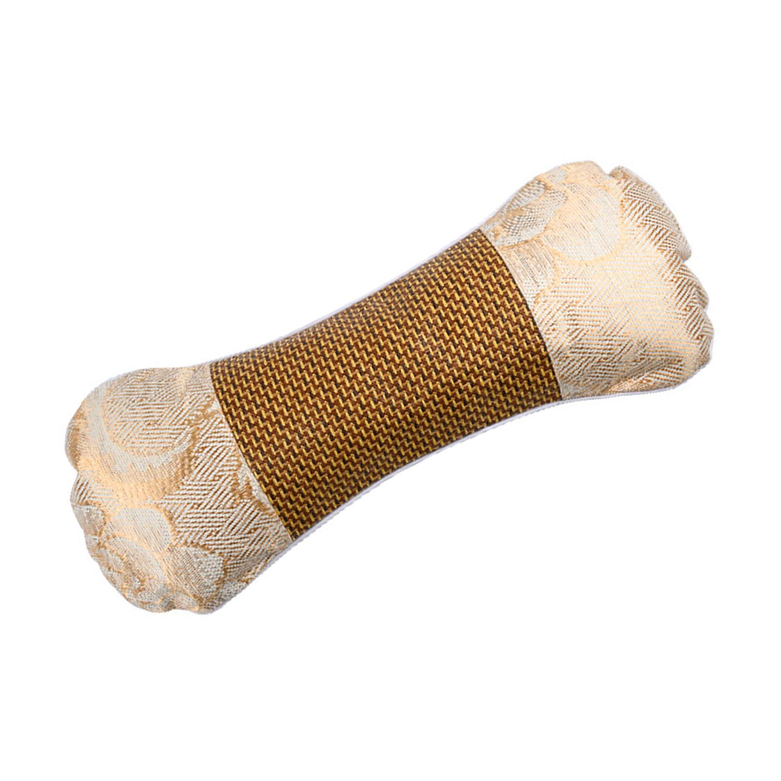 Wormwood Pillow Bone Shaped Neck Support Promote Sleep Neck Cervical Pillow for Home Use