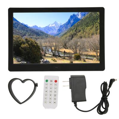 Digitaler Bilderrahmen 13 Zoll HD-Bildschirm Eingebauter Kalender Uhr LED-Werbemaschine Elektronische