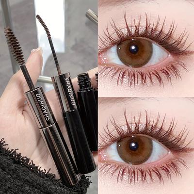 Flawless All-Day Lashes Intense Black Double-Headed Waterproof Mascara for Lengthening, Curling - Smudge & Fade-Free