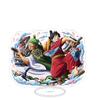 Stand Acrilico Grande Ornamenti Cartone Animato Pirata Luffy Sauron Espositore da Tavolo Spettacolo di Fumetti Vendita All'Ingrosso Consegna