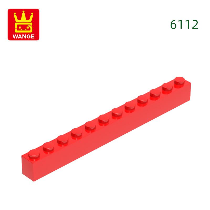 Non-Toxic 22 Pcs/Lot 6112 1X12 High 12 Hole Building Block Moc Color Accessories Compatible With Brick Diy Children'S Toy Assembly Gift