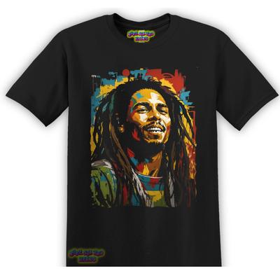 Bob Marley Reggae Band TShirt Black S3XL Unisex T-Shirt