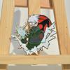 Naruto Brooch Kakashi Enamel Anime Metal Badge Schoolbag Accessories Cartoon Doll Children Halloween Gifts Kid Friendly Entertaining Fun Play Safe