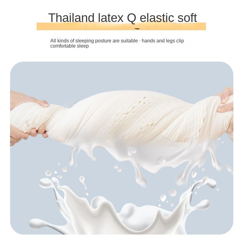 Boyfriend S-shaped Thailand Original Natural Latex Safety Pillow Memory Foam Pregnant Side Sleeping Leg Pillow Massage Pillows