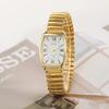 Fashionable Barrel-Shaped Simple Elegant Elegant Quartz Watch Women's Elastic Band Retro Women's Watch