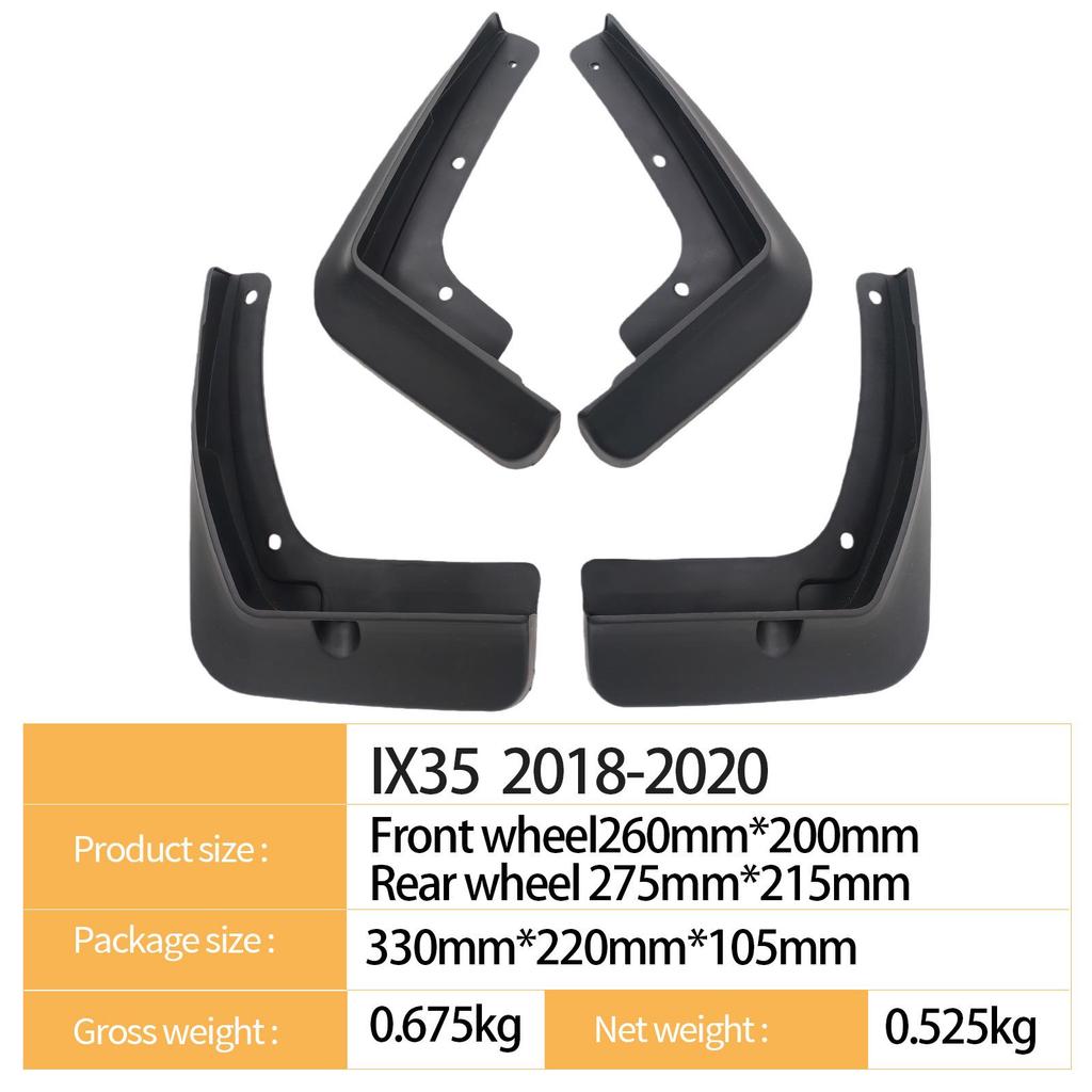 Hyundai IX35 2018-2020 Tire Mudguards