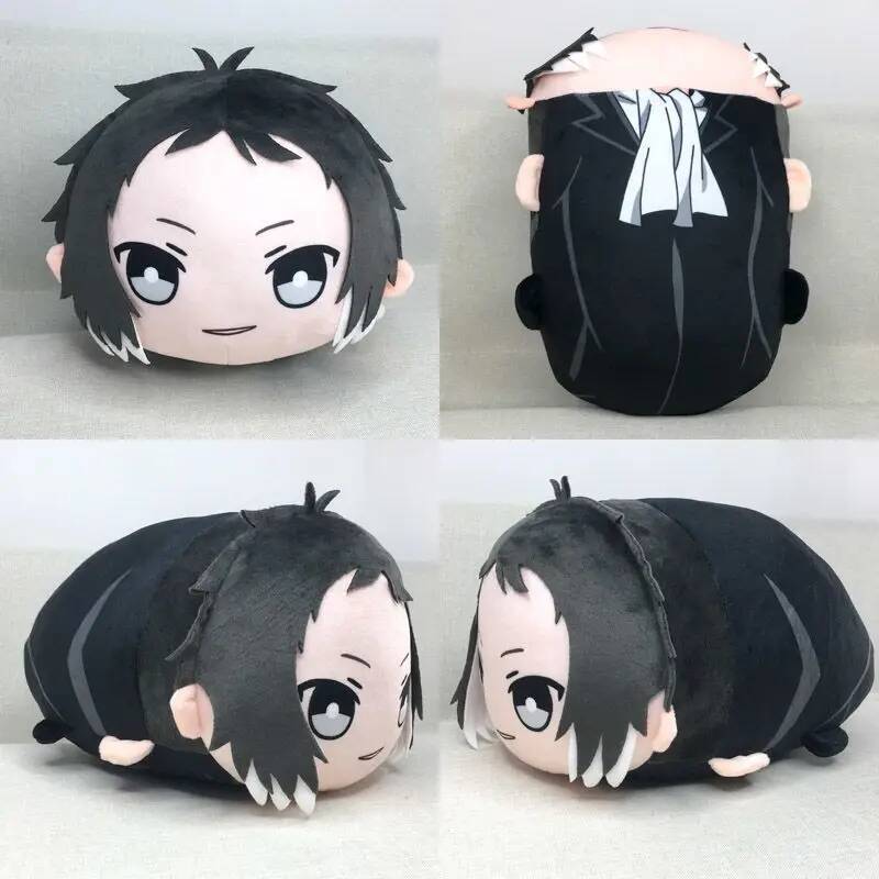 NEW Bungo Dazai Osamu Nakahara Chuuya Nakajima Atsushi Plush Doll Anime Stray Dogs Soft Stuffed Pillows Cushion Kids Gifts Toys