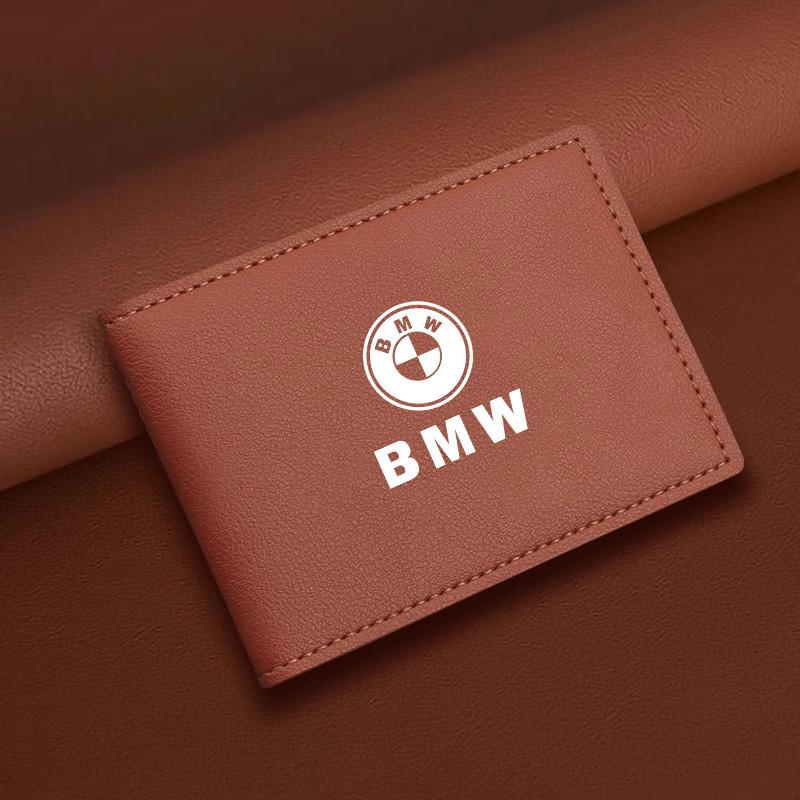 Ultra-Thin Car Driver License Bag ID Card Leather Cover For BMW X1 X2 X3 X5 X4 X6 X7 G30 G20 G32 G11 G12 F40 F30 F20 F10 F34 F07 msvc59