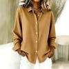 2025 Women's Elegant Plaid Long-Sleeve Shirt - Summer Trend