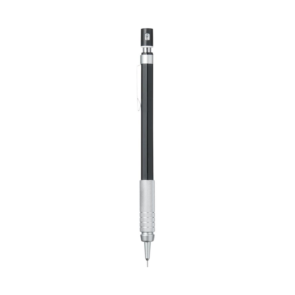 MUJI Low Center of Gravity Mechanical Pencil 0.3mm [All 2 Colors]- Precise Writing Tool for Students & Professionals