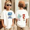 67 T-shirt Girocollo Manica Corta con Stampa Brainrot Divertente Maglietta Meme per Ragazzi Ragazze Bambini Sei Sette Divertenti Bambini Y2k Magliette Top