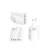 PD65W Multi-Port Fast Charger: 2 PD + 3 USB Ports, Compatible with Apple Devices