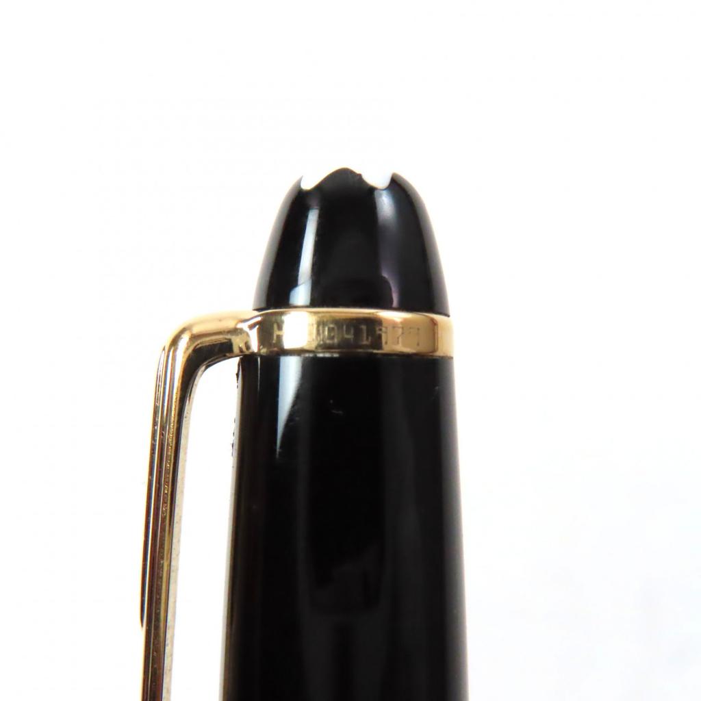 Very Good MONTBLANC Fountain Pen Meisterstück Classic White Star Black 14K Mens Used