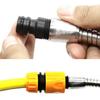 5 Piece External Thread Plastic Nipple Adapter For Secure Water Hose Connection In Bathroom Kitchen Sink