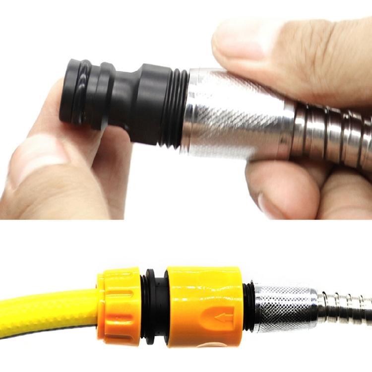 5 Piece External Thread Plastic Nipple Adapter For Secure Water Hose Connection In Bathroom Kitchen Sink