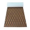 2400x450x6mm Eva Self-adhesive Diamond Foam Boat Flooring Decking Sheet Faux Teak Boat Yacht Rv Floor Mat Non-slip Marine Grade
