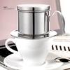 Edelstahl vietnamesischen Kaffee Filter Tasse Tropf Maker Infuser Topf mit Griff