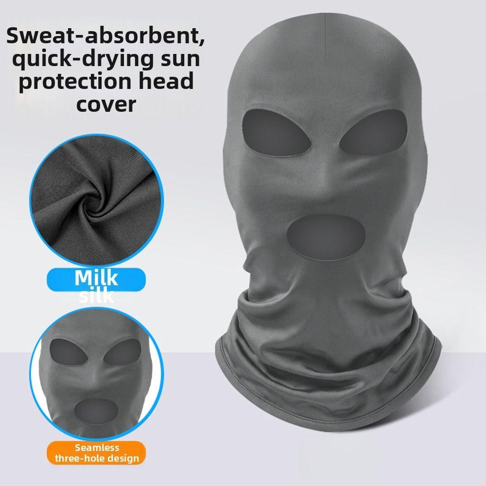 Fashion Quick Dry Balaclava Face Mask Ice Silk Sun Protection Full Face Mask Breathable Motorcycle Mask Summer