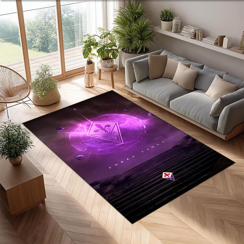 Fiorentina Printed Flannel Area Rug Non Slip Soft Polyester Floor Carpet Indoor Decor Mat for Bedroom Living Room Sofa