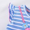 Girls Summer Cotton Sleeveless Unicorn Striped Princess Dress For Kids And Toddlers