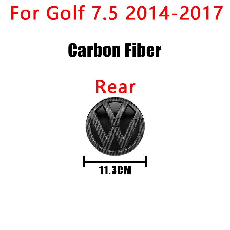 1Pcs VW 3D Car Cover Front Grille Badge Rear Trunk Emblem Decals Accessories For Volkswagen Golf 7 7.5 MK7 MK7.5 GTI R Rline GTD