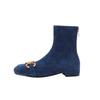 Fashion New Autumn Winter Fashion Short Boots Women Shoe Round Toe Boots Casual Chunky Low Heels Shoes for Women Back Zipper Ankle Boots