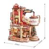 zmart Robotime Rokr Dream Gift Factory 3D Wooden Puzzle Wooden Music Box Christmas Wooden Model Three-Dimensional Puzzle ROKR Dream Gift Factory Wood