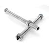 Tubo Corrugado de Acero Inoxidable 304 de 1/2" Manguera Metálica Flexible 10~200cm Tubería de Fontanería para Calentador de Agua Tubo para Cabezal de Ducha Accesorios