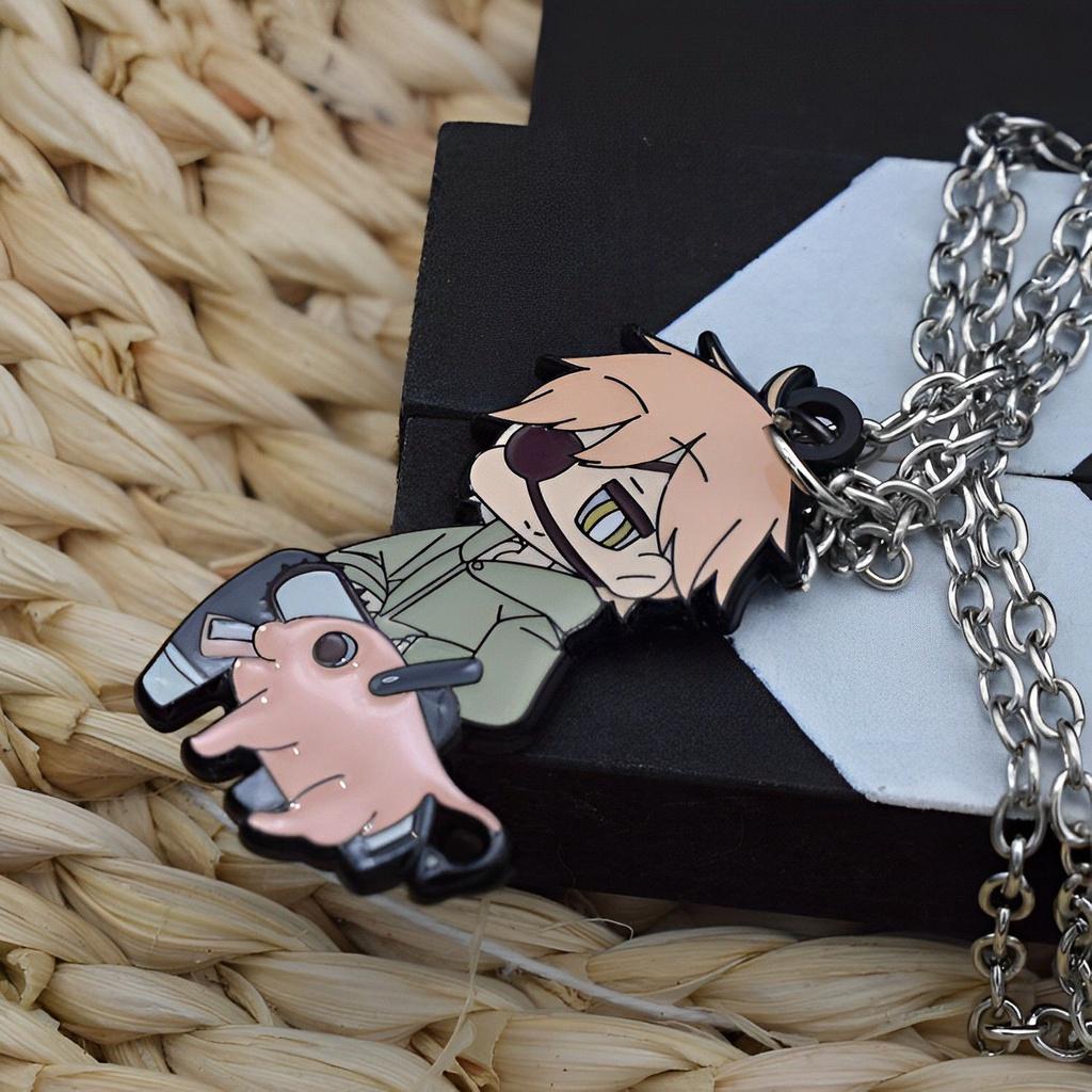 Chainsaw Man Denji Zinc Alloy Keychain/necklace Perfect Gift For Fans!