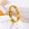 Inspired Color-Preserving Titanium Steel Ring for Women – Elegant, Non-Fading European & American Design