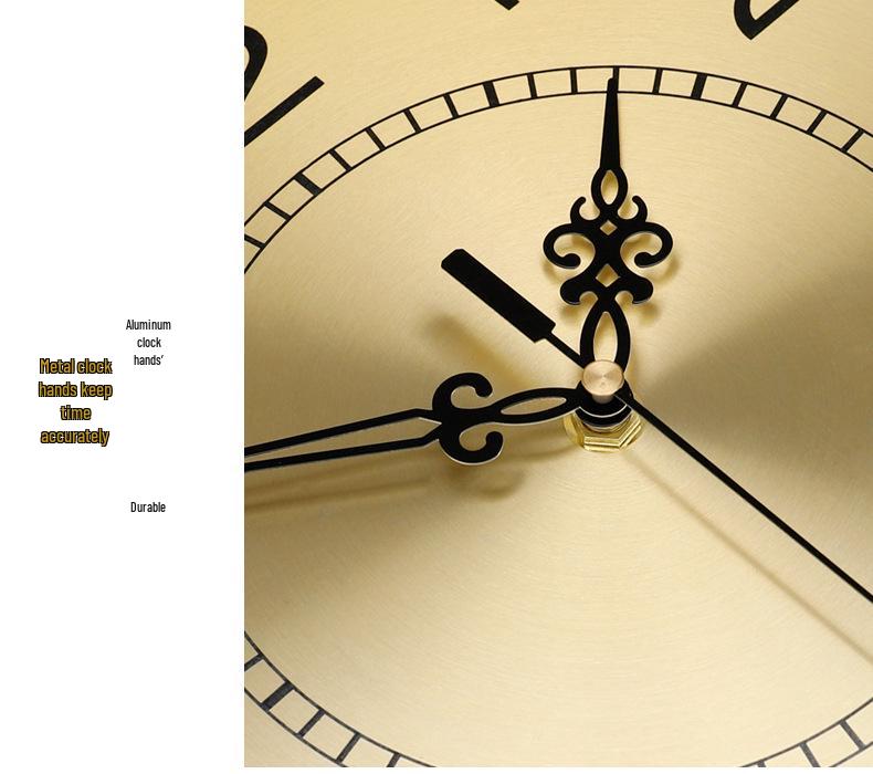 European Luxury Peacock Wall Clock for Elegant Living Room Decor