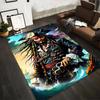 Pirate-Themed Carpet with Shipwreck1Vibrant Colors1Skulls1and Ocean Style Suitable for Use As an Anti-slip1 For1room and Bedroom Sofas