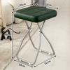 Home Light Luxury Folding Square Stool Home Foyer Shoe Changing Stool Study Chair Dining Table Stool Coffee Shop Chair