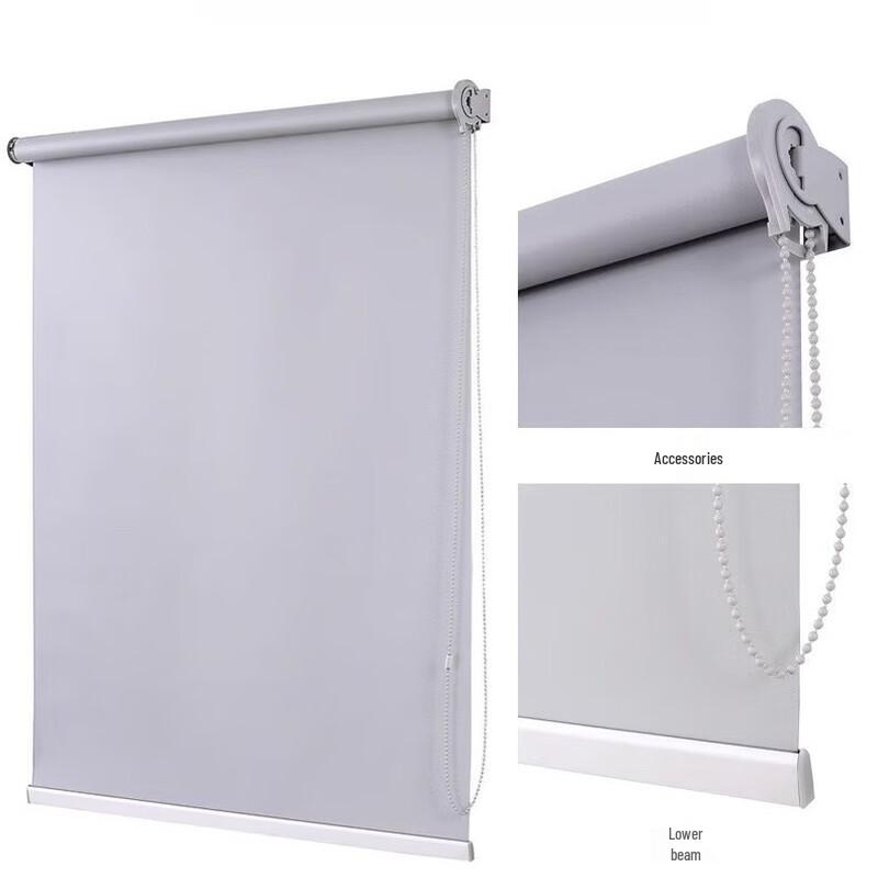Silver-Coated Blackout Curtain