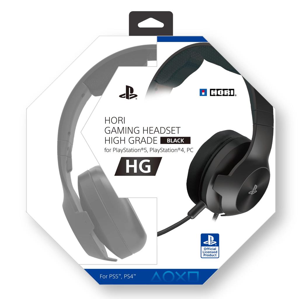 HORI Gaming Headset High Grade for Black Licensed [PS5 Compatible] PlayStation®4 [Sony Product]