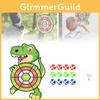 Dinosaur Dart Board Set Kids Toys Age 3 To 12 Year Old 12 Sticky Balls Gifts