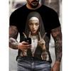 Fashion 3D Print Men Short Sleeve Round Neck T-Shirt Plus Size Tee Summer Casual Tshirts