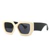 Trending Products 2024 New Arrival Female Eyewear New Fashion High Quality Large Metal Frame  Women Men Sunglasses