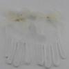 Elegant Sweet Women Summer Girl Bridal Short Wedding Gloves Pearl Finger Gloves Tulle Mittens Bow