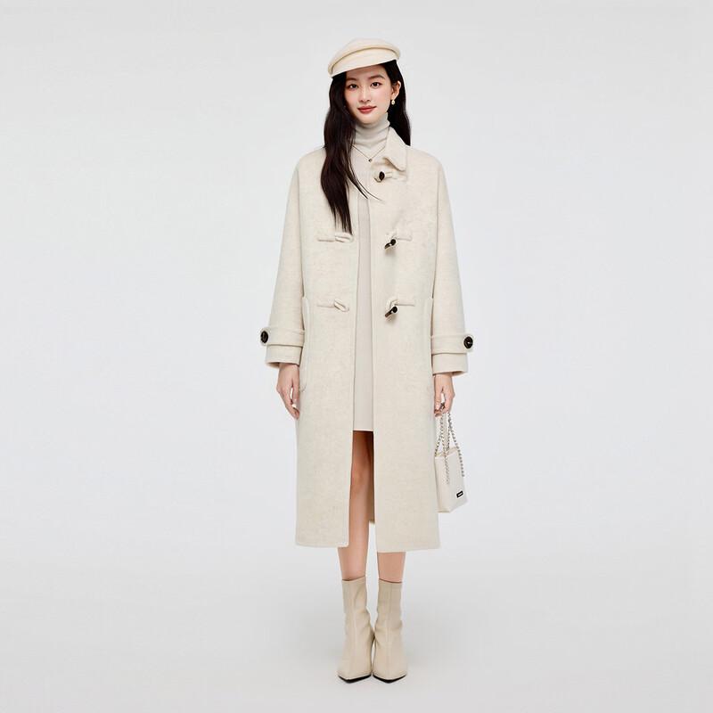 FivePlus Women's Retro Wool Blend Long Coat