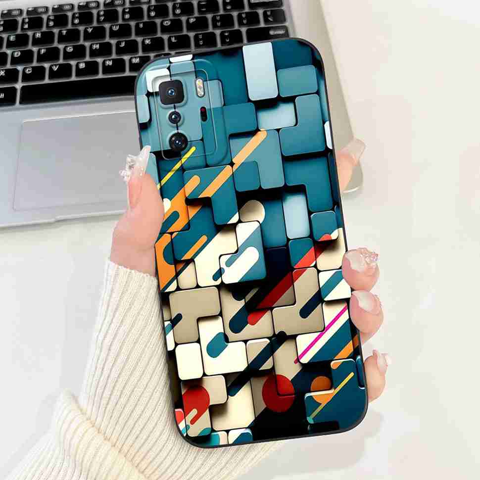 For  Xiaomi Redmi Note 10 Pro China Case Cute Cartoon Girl Cover Soft Silicone Phone Case For Xiaomi POCO X3 GT X3GT Full Bumper