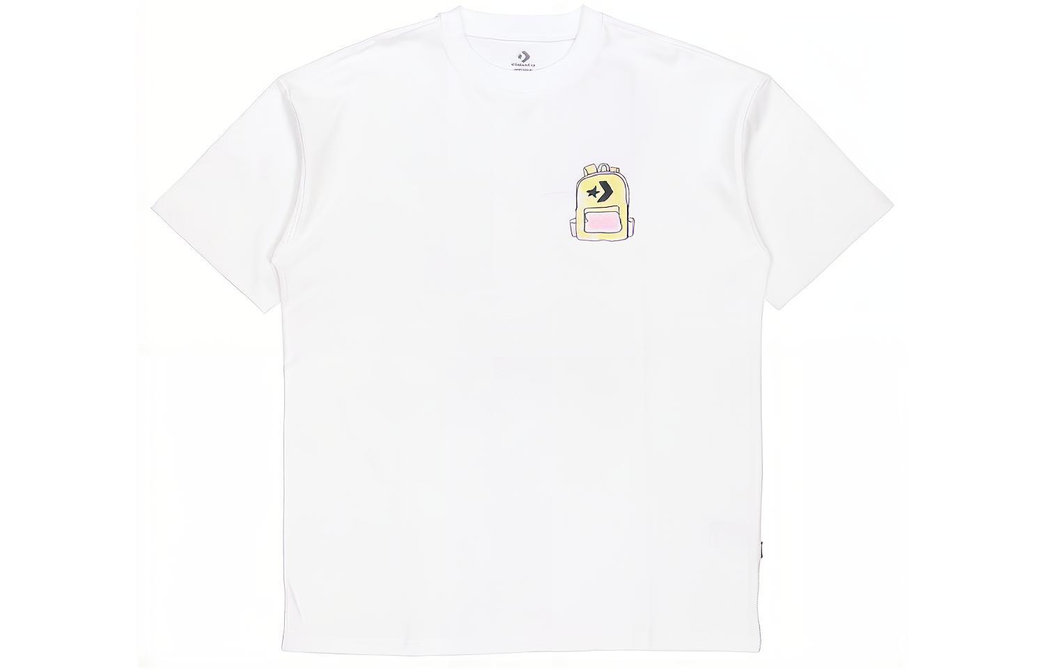 Converse Set-in Sleeve T-Shirt Men s White 10022038-A01 XXL