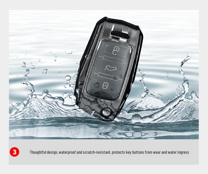 Volkswagen Tharu 2025 Polo Touran Key Case: Men's & Women's Protective Shell Cover.