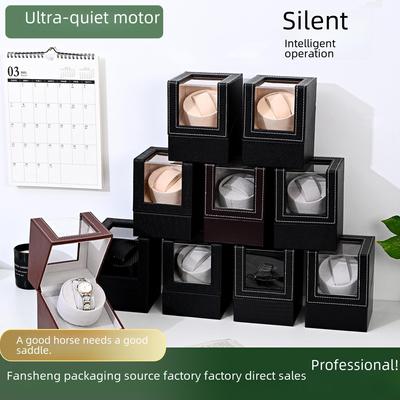 Leder Automatischer Uhrenbeweger Box mit Motor Rotator