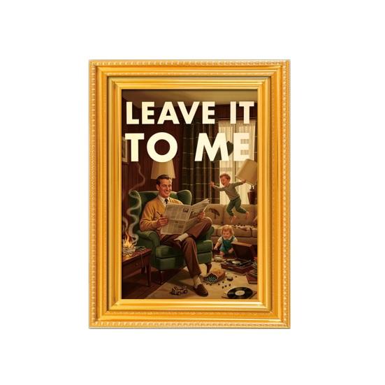 1/5Pcs Vintage Poster Cat Refrigerator Magnet 3D Wooden Retro Painting Frame Fridge Magnet Home Kitchen Office Decoration